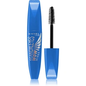 Rimmel ScandalEyes WOW Wings vodeodolná riasenka pre objem a natočenie rias odtieň Black 12 ml