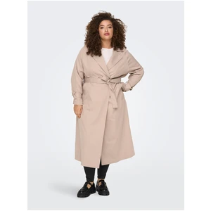 Beige Women's Light Coat ONLY CARMAKOMA Hyachint - Ladies