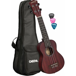 Cascha HH 2263L Szoprán ukulele Red