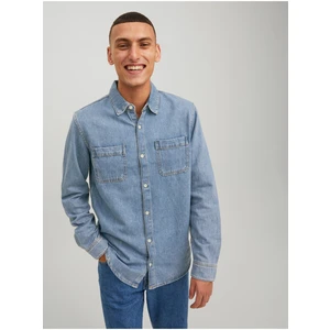 Férfi ing Jack & Jones Denim