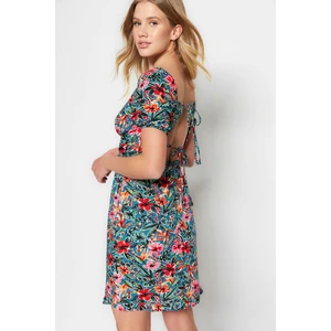 Trendyol Black Floral Pattern Dress