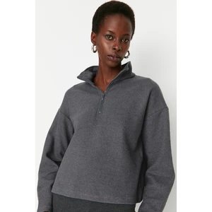 Trendyol Sweatshirt - Gray - Regular fit