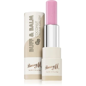 Barry M Buff & Balm vyhladzujúci balzam na pery pre objem odtieň Coconut Cream Crush 4 ml