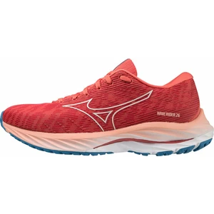 Mizuno Wave Rider 26 Spiced Coral/Vaporous Gray/French Blue 40 Pantofi de alergare pe șosea