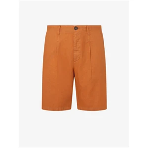 Orange Men's Shorts with Linen Pepe Jeans - Men