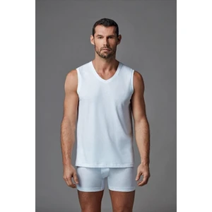 Dagi White 2-pack Men's V-Neck Sleeveless Undershirt