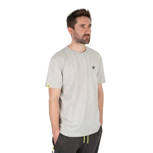 Matrix tričko large logo t-shirt marl grey lime - xxl