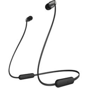 Bluetooth štupľové slúchadlá Sony WI-C310 WIC310B.CE7, čierna