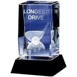 Longridge Longest Drive Crystal Trofeu golf