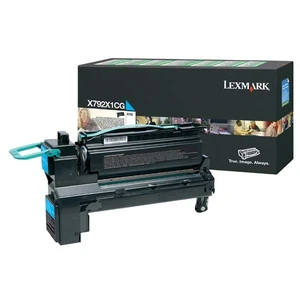 Lexmark X792X1CG, cyan, 20000 str., return, X792 serie originálny toner