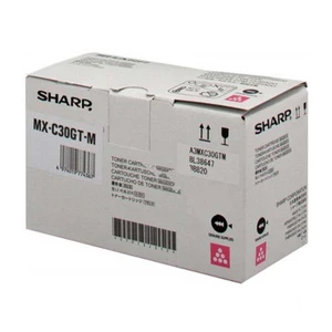 Sharp originální toner MX-C30GTM, magenta, 6000str., Sharp MX-C250FE/C300WE