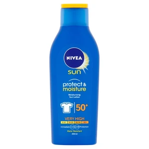 Nivea Sun Protect & Moisture hydratační mléko na opalování SPF 50+ 200 ml