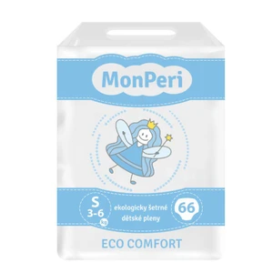 MONPERI Jednorazové plienky Eco Comfort S 3-6 kg