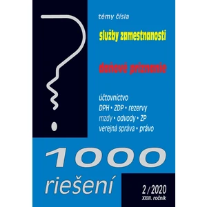 1000 riešení Služby zamestnanosti, daňové priznanie