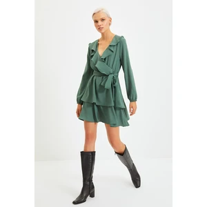 Trendyol Green Belted Dress