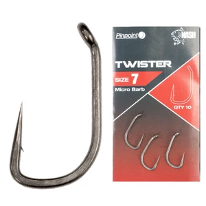 Nash háčky pinpoint twister micro barbed-velikost 1