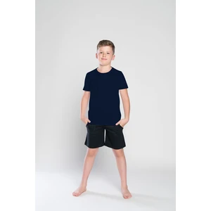 Boys' T-shirt with short sleeves Tytus - dark blue