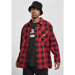 Southpole Check Flannel Shirt Red