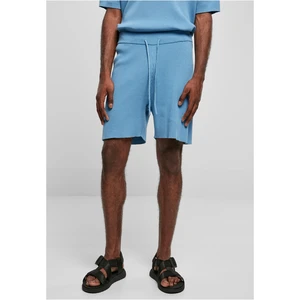 Ribbed shorts horizontal blue