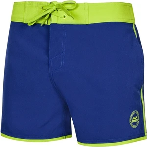 AQUA SPEED Man's Swimming Shorts Axel Navy Blue/Green Pattern 23