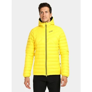 Men's down jacket Kilpi PYRAMIDEN-M Yellow