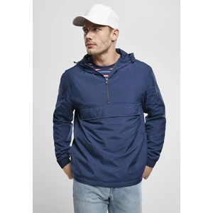 Basic Pull Over Jacket Dark Blue