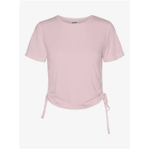 Light Pink T-Shirt Noisy May Line - Women