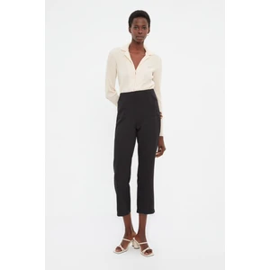 Trendyol Black High Waist Trousers