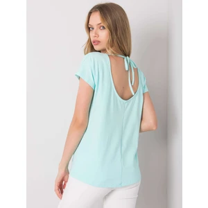 Mint one-color women's t-shirt