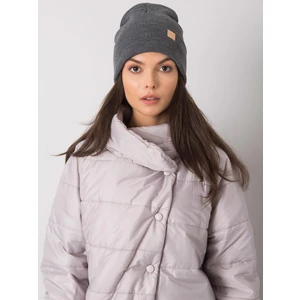 Women's dark gray beanie