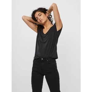 Vero Moda Dámské triko VMFILLI Regular Fit 10247666 Black M