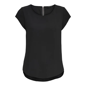 Black blouse with zipper at the back of only vic