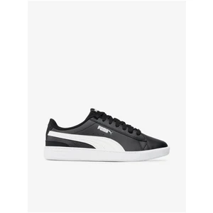 Black Women's Leather Sneakers Puma Vikky v3 - Women