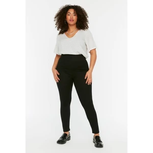 Trendyol Curve Black Knitted Leggings