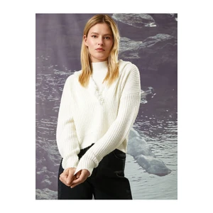 Koton Şahika Ercümen X - Hooded, Oversized Knitted Sweater