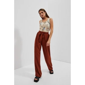 LADIES TROUSERS L-SP-4013 BROWN