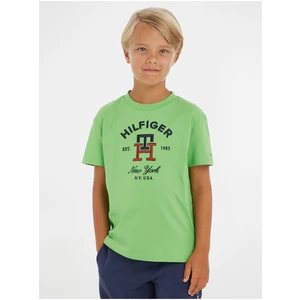 Light Green Tommy Hilfiger Boys T-Shirt - Boys