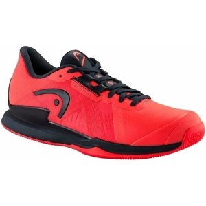Head Sprint Pro 3.5 Clay Men Fiery Coral/Blueberry 46 Férfi tenisz cipők