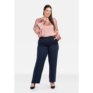 Karko Woman's Trousers Z854 Navy Blue