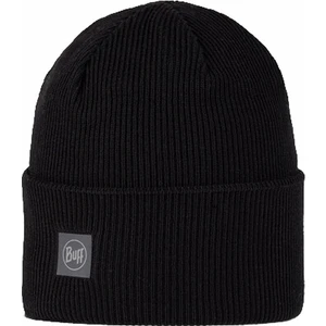 Buff Crossknit Beanie Solid Black UNI Zimowa czapka