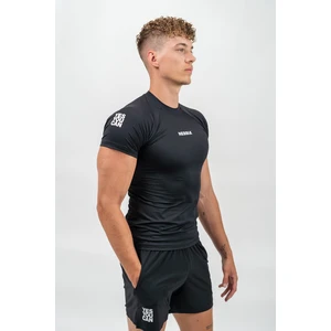 Nebbia Workout Compression T-Shirt Performance Black 2XL Fitness koszulka