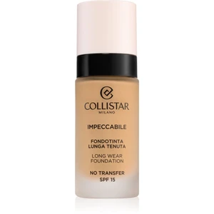 Collistar Impeccabile Long Wear Foundation dlhotrvajúci make-up SPF 15 4N Sand 30 ml