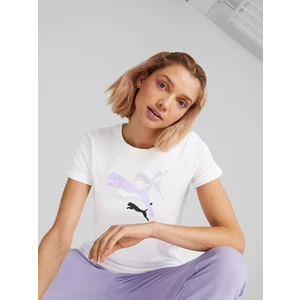 White Women's T-Shirt Puma - Women