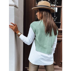 Women's sweater CELESTIA mint Dstreet