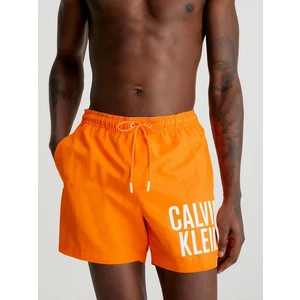 Oranžové pánské plavky Calvin Klein Underwear - Pánské