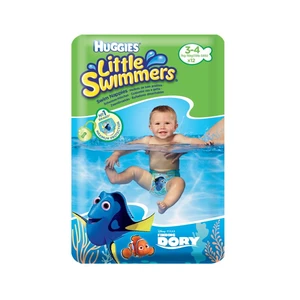 HUGGIES Little Swimmers vel.3-4 (7-15 kg) 12 ks - jednorázové pleny do vody