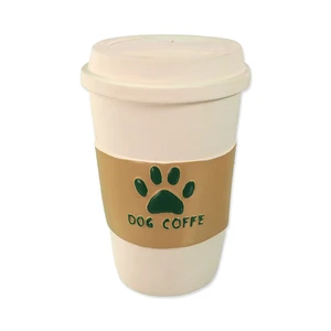 Hračka Dog Coffe latex se zvukem 12cm