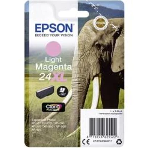 Epson T24364012, T2436 světle azurová (light cyan) originální cartridge