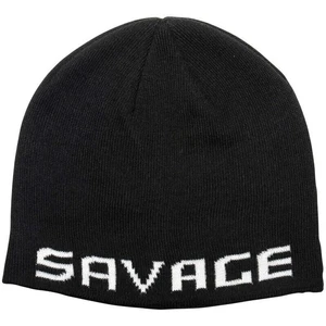 Savage gear čepice logo beanie one size black white