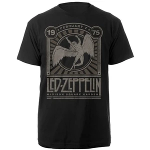 Led Zeppelin Tricou Madison Square Garden 1975 Negru S